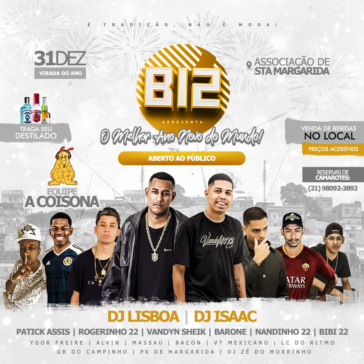 bailedab12's tweet photo. O MELHOR ANO NOVO DO MUNDO É NA B12!✍️🔥

Amanhã é baile até às 12H morador⛅️ https://t.co/oAo27MvzZA