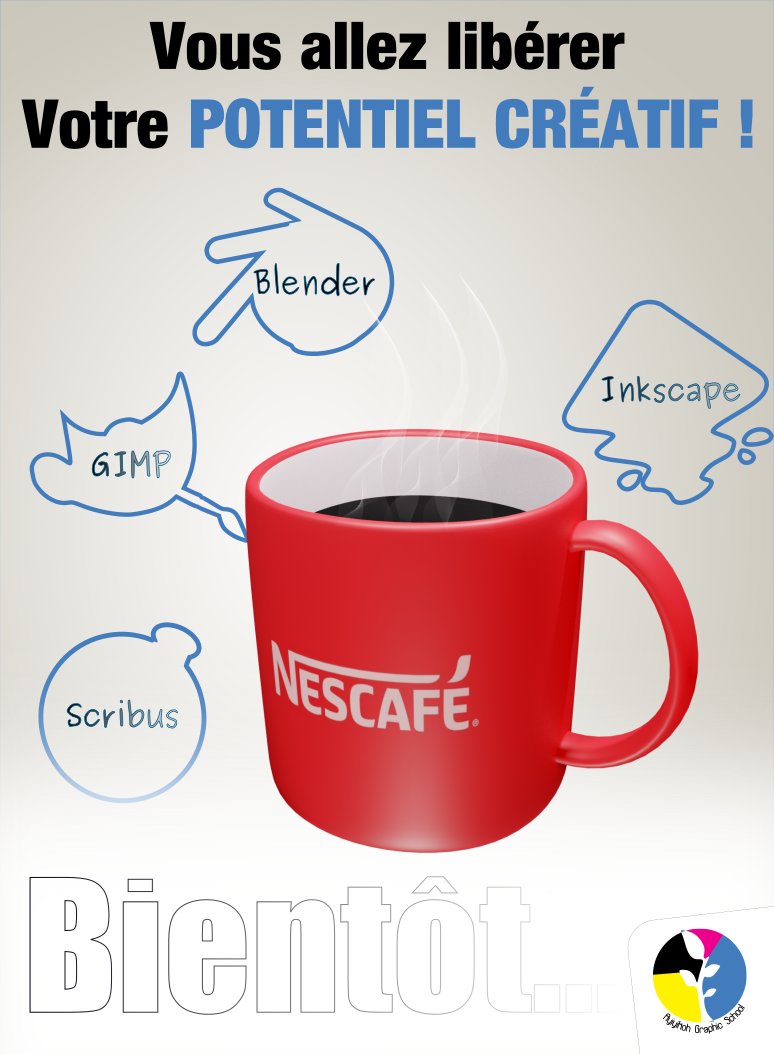ayiyikoh's tweet photo. Envie de modéliser des objets tel que celui là? Bientôt, la rentrée des infographistes libres ! #Blender #Gimp #Scribus #Inkscape #AyiyikohGraphicSchool #GoAyiyikoh https://t.co/IfhfnZFYvQ