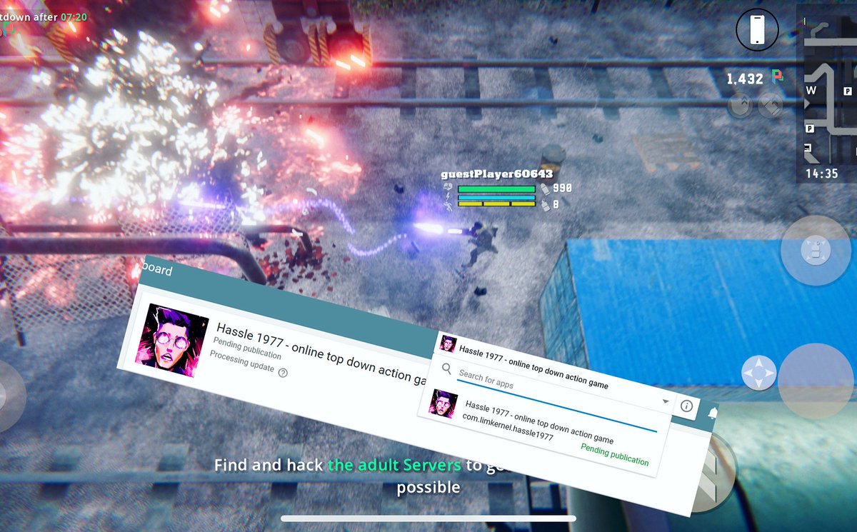 hasslegame's tweet photo. silent launch of Early Access! In a couple of hours will be available in Google Play! ๐ฎ๐ค๐ฝ
#hassle1977 #limkernel #indiegame #indiedev #indiegamedev #mobilegames #unity3d #multiplayer #madewithunity #screenshotsaturday https://t.co/DQbADUyUdy