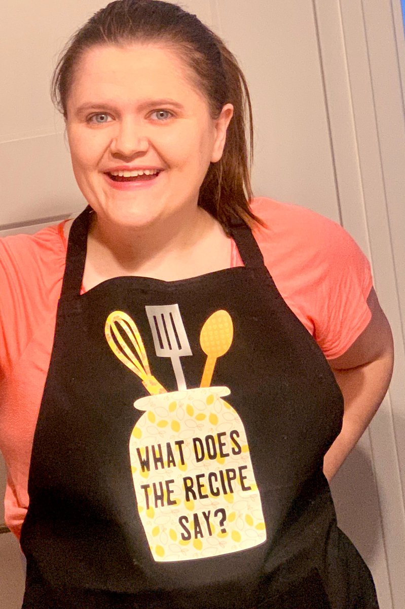 mrs_mbright's tweet photo. This holiday break I created some personalized aprons for me to wear while teaching. I love how they turned out! #cricutmade #FCSTN #SayYesToFCS #FoodsTeacher #PersonalizedApron https://t.co/ohOTyj7d75