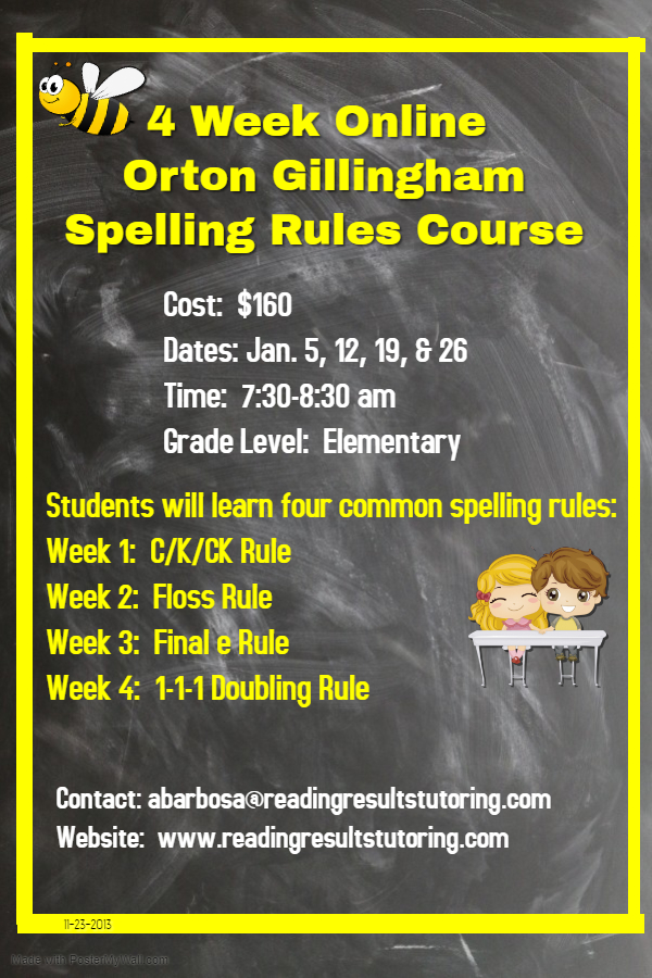 ABteachreading's tweet photo. Does your child struggle with spelling? I'm offering an online spelling course starting January 5, 2020. Registration ends this Friday, January 3rd.

Click on the link below to register.
https://t.co/aow76nGNDO https://t.co/2A08THla4P