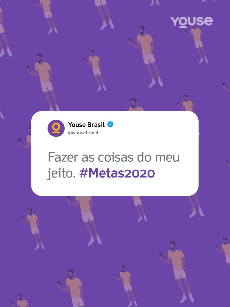 youseseguros's tweet photo. Tem coisa melhor que poder fazer as coisas personalizadas, #TipoVc? #Metas2020 https://t.co/vMs3pddMTP