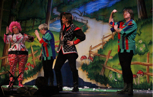 VicTheatre's tweet photo. A huge thanks to Claire and Lizzie our fantastic British Sign Language interpreters for bringing our pantomime Beauty &amp; the Beast to life for our deaf &amp; hearing impaired visitors once again this year.
#Theatre4All #HalifaxPanto https://t.co/PKGnvEB1i8