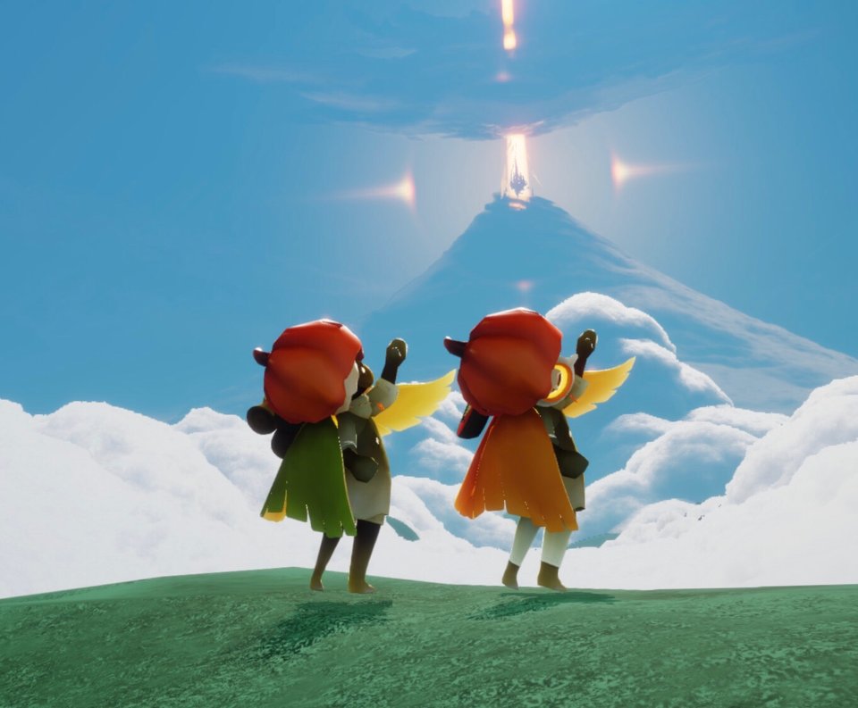 あお 碧 In The Sky در توییتر Sky星を紡ぐ子どもたち かぼちゃ かわいい フレンドさんに合わせた あおはオレンジケープ 黄緑はまだ持ってない