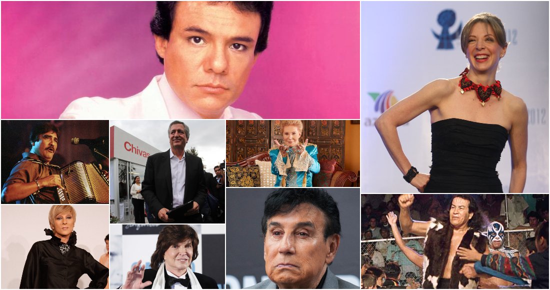 #Espectaculos #Deportes Los personajes del mundo del espectáculo y del deporte a los que despedimos este 2019. <a href="/JoseJoseOficial/">José José</a> <a href="/CelsoOficial/">Celso Piña</a> <a href="/jorgevergara/">Jorge Vergara M.</a> <a href="/EdithGonzalezMx/">Edith Gonzalez</a> <a href="/waltermercadotv/">Walter Mercado</a> <a href="/CamiloSesto/">Camilo Sesto</a> <a href="/ChristianBachtv/">Christian Bach</a> #PedroElperroAguayo <a href="/Gualas_Castro/">Gualberto Castro</a>