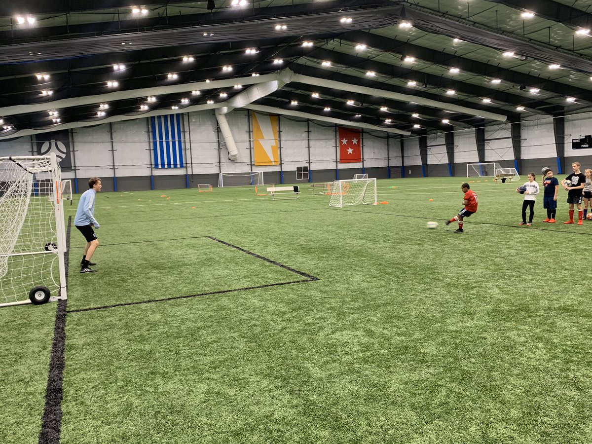 SCHEELSStryker's tweet photo. Look who’s at Stryker 👀 @SportingKC is in the building for a 1-day soccer camp for kids aged 5-14yrs! ⚽️ https://t.co/JrUrAVTUtr