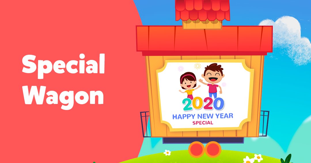 We have prepared a Special Wagon for you to celebrate the arrival of 2020 together with your child! 🤩🎉💜 

If you don’t have #PlayKidsApp yet, download here bit.ly/37oRsts  and celebrate with us!