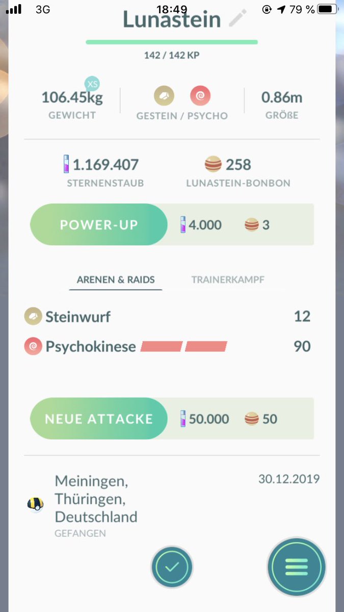 xThePhantomWing's tweet image. Jetzt weiß ich warum mich die Meininger Spieler ( aus meiner Heimat) hassen 😂 da is man nach 3 Monaten mal wieder da und klickt das erste an was man sieht an der Kreuzung kurz vorm alten Zuhause 🤣🤣🤣🤣 @poketen_ #PokemonGo #Shiny #BackAtHome