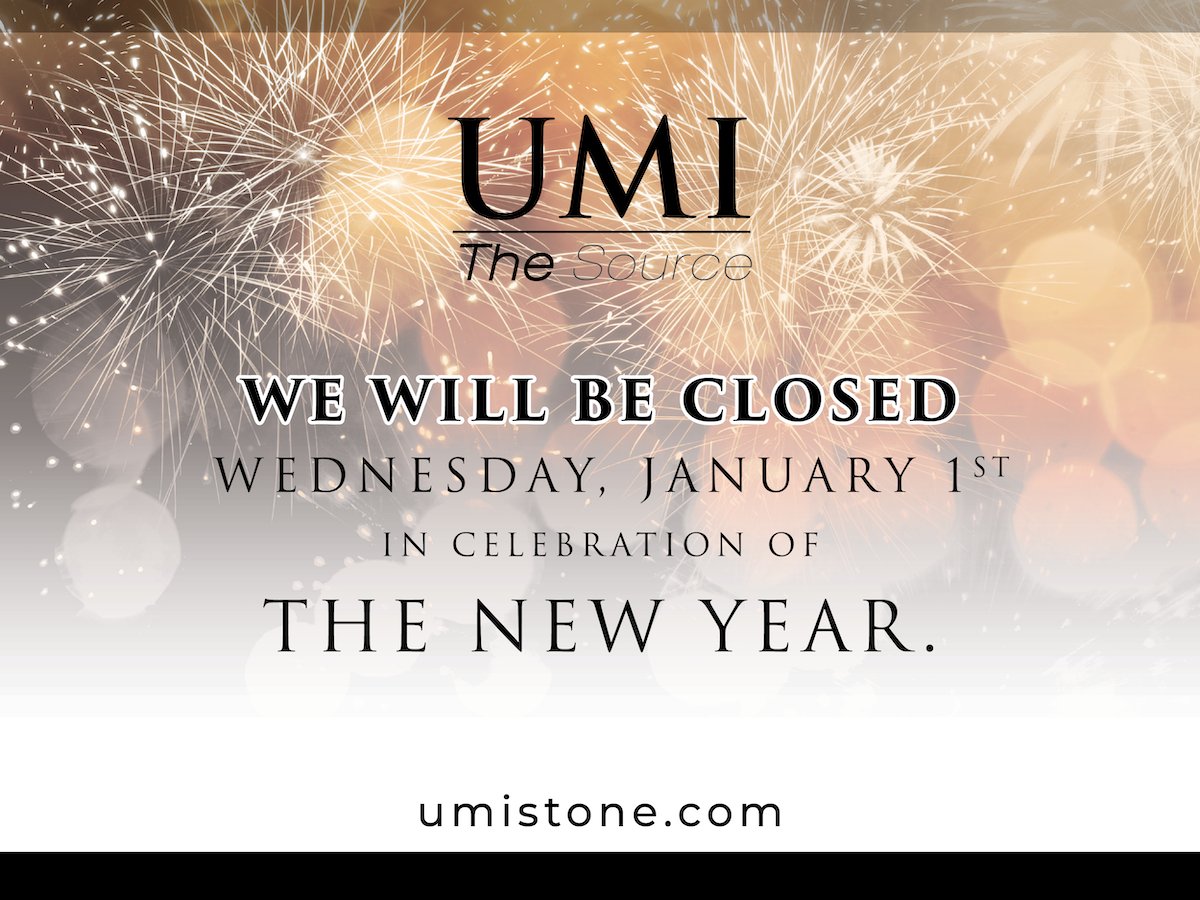 UMI_stone's tweet photo. Please note that all UMI locations will be closed on Wednesday in celebration of the new year. We hope you all have a fantastic end of year celebration and a bright beginning to the new year! 😊 https://t.co/1kP2hHrHcP