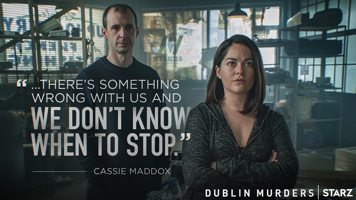 In their hunt for justice, they crossed a line. Binge all episodes of #DublinMurders Season 1 now on the <a href="/STARZ/">STARZ</a> App. starz.tv/WatchDublinMur…