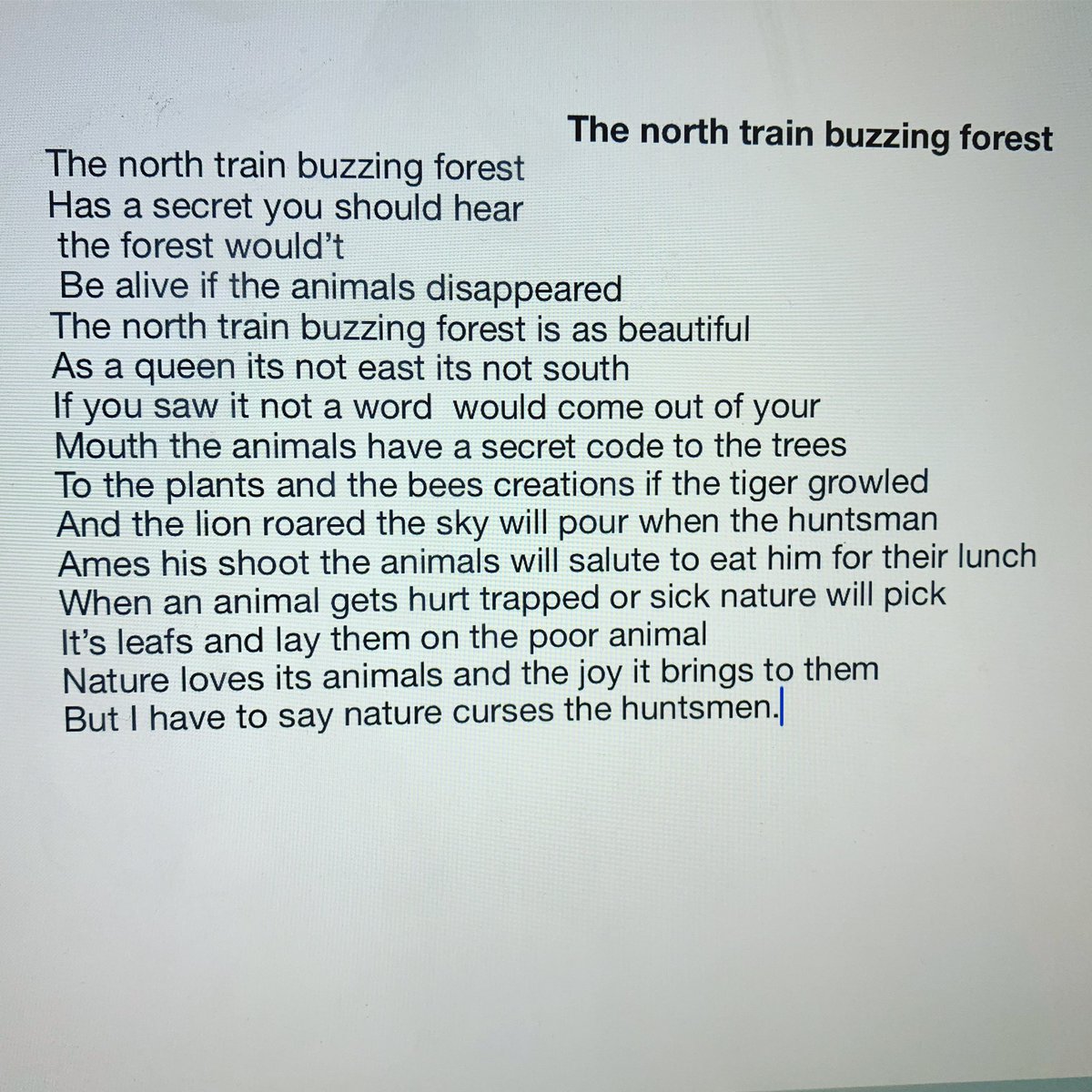 chelseaauthor's tweet photo. Written by my 6yo daughter. #poetry #kidspoems #poem #kidpoet https://t.co/dPLYDMCCfq