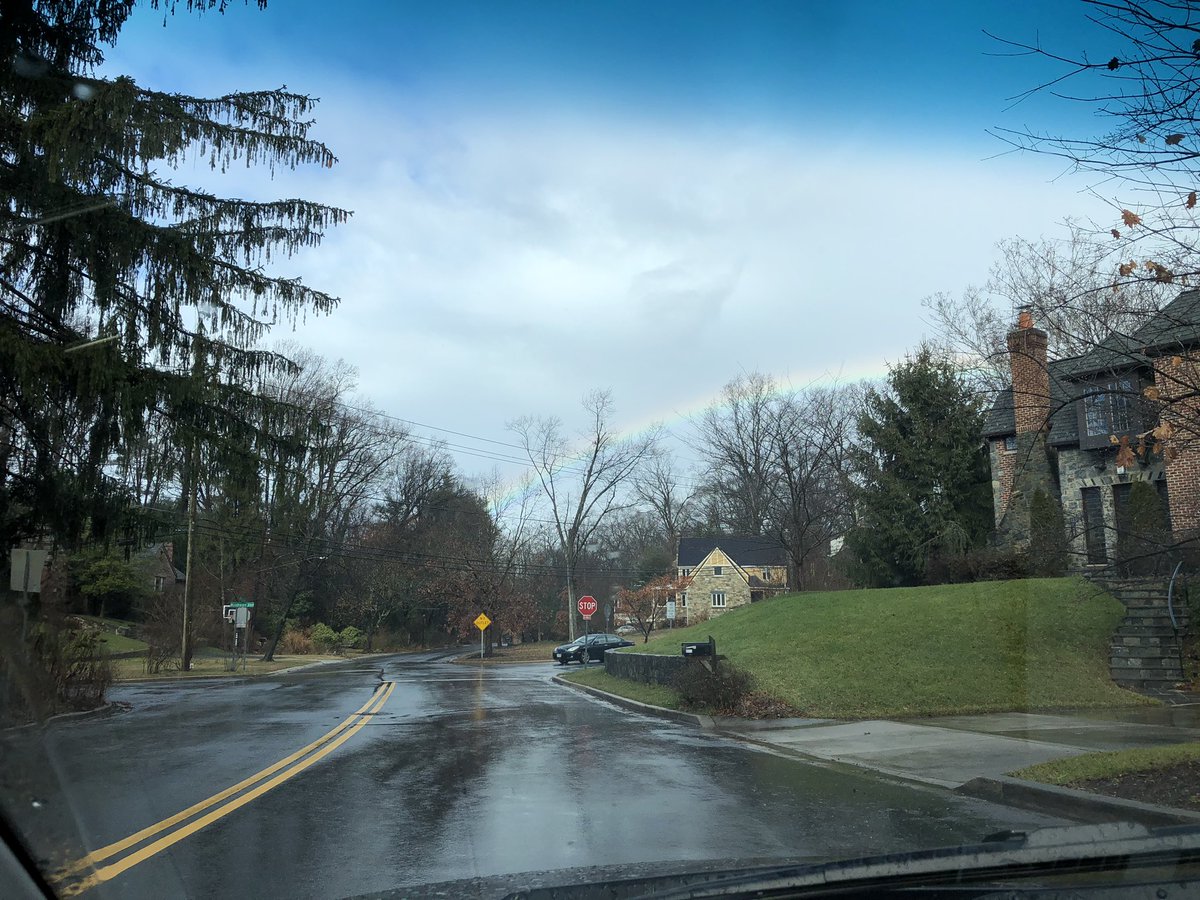 Raprasrav's tweet photo. I don’t really care about the Redskins and hate Dan Snyder but that is clearly a #FiredBruceAllen rainbow in the DMV sky https://t.co/j3pa8QpXso