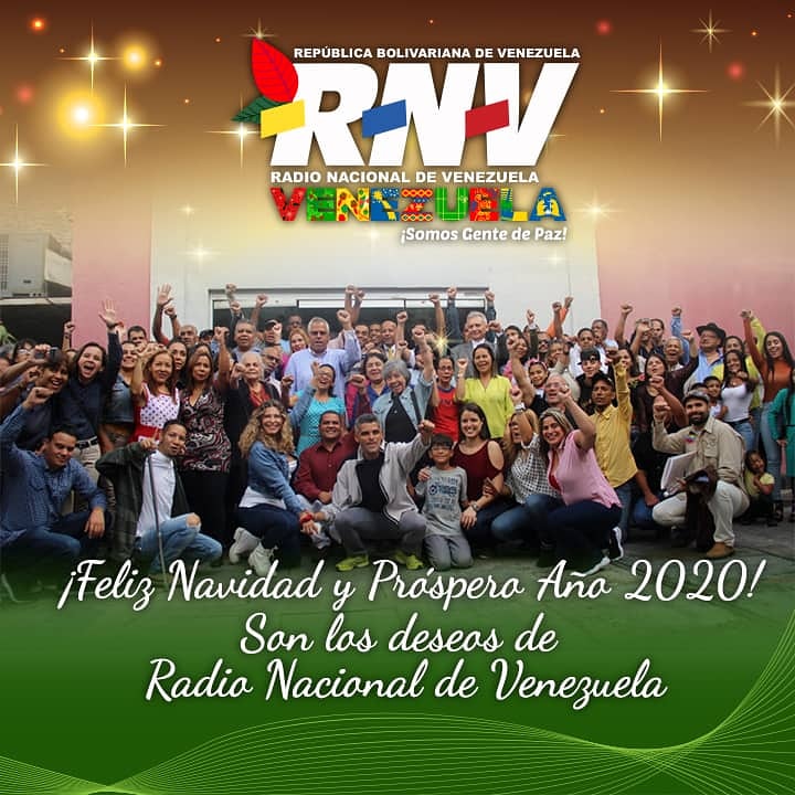 #Invitación | El Sistema Radio Nacional de Venezuela les invita a las usuarias y a los usuarios disfrutar de la Programación Especial este #31Dic y #1Ene a partir de las 7 am. Sintonizar nuestras emisoras 
<a href="/RnvActivafm/">RNV Activa FM</a>, <a href="/RNVinformativa/">RNV Informativa</a> y <a href="/RNV_Musical/">RNV Musical</a>.

#PatriaNuevaYPróspera