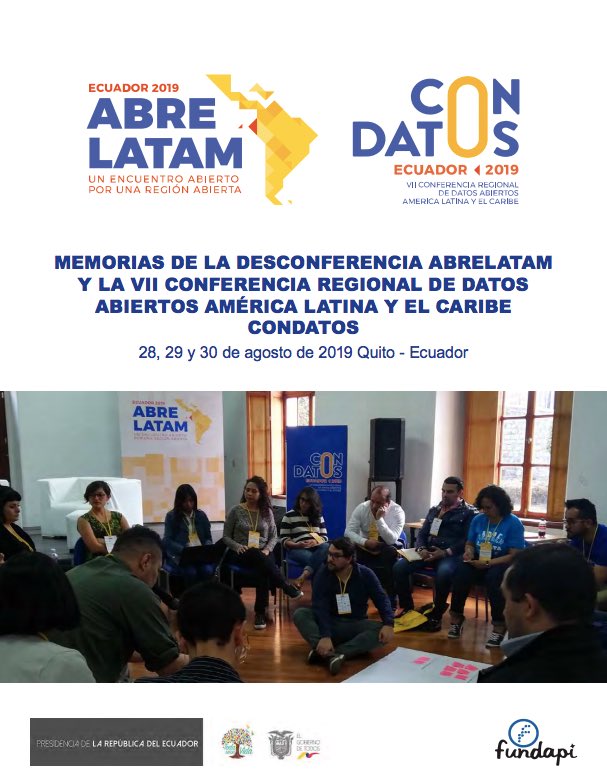 redmatriz's tweet photo. Recomiendo: Memorias de la VII Conferencia Regional de Datos Abiertos #Condatos2019 & Des-Conferencia #AbreLatam América Latina y el Caribe: https://t.co/2uQC1Ghqfm @ConDatosLATAM @ABRELATAM @fundapi @SecretariaEc @idatosabiertos @OEA_GestionPub @GIGAPP #DatosAbiertos #OpenData https://t.co/9tYbQ25NWs