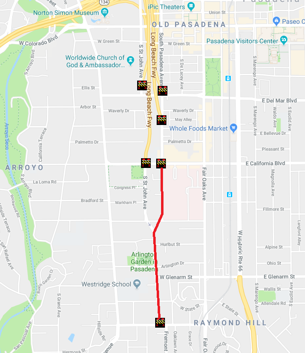 CaltransDist7's tweet photo. ICYMI: Ramp closures are scheduled TOMORROW 12/31 for the annual Rose Parade. Plan ahead and expect delays. Avoid the area and use alternate routes. Caltrans has issued a permit for these closures. #RoseParade2020 #I710 #SR110 #SR134 #I210 #Pasadena https://t.co/wYGA63YWJL