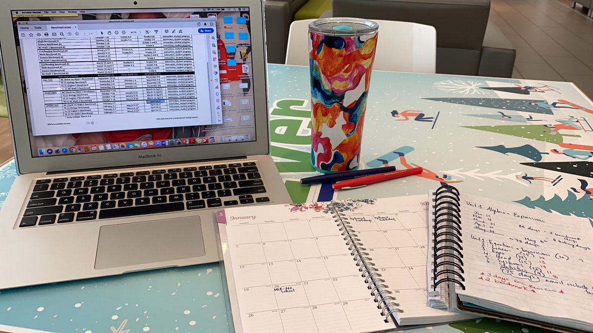 MrsRary's tweet photo. The grind never stops. Planning ahead for a successful second semester. #cantstopwontstop #maximizingtime #carinspection=worktime https://t.co/Np6h0SKFJI