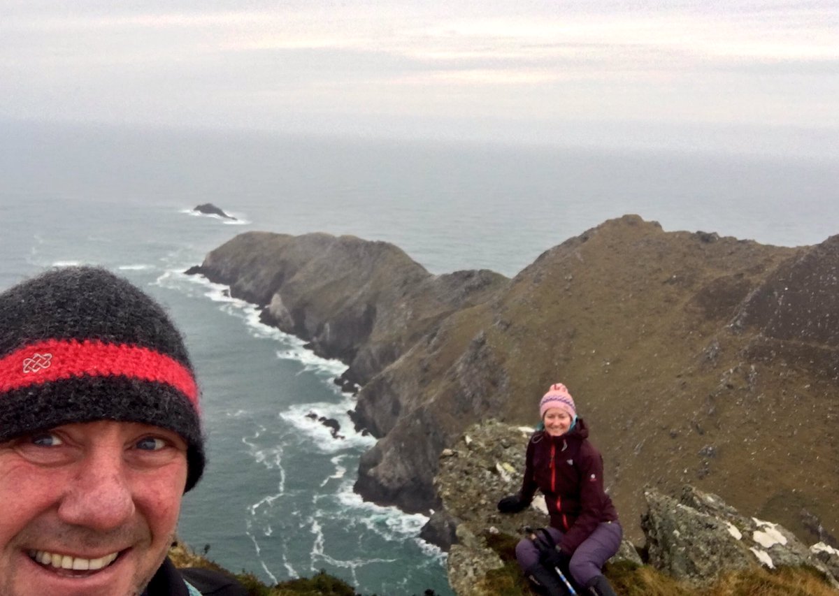 terrafirmaclub's tweet photo. Thought about heading to town for the sales today but second thoughts ... views not queues is much more appealing! #achillisland #viewsnotqueues #hikingadventures #hikingireland #atlanticedge #wildmayo #happynewyear #lovemayo #mayoismagic #wildatlanticway https://t.co/GfSy0lq8zk