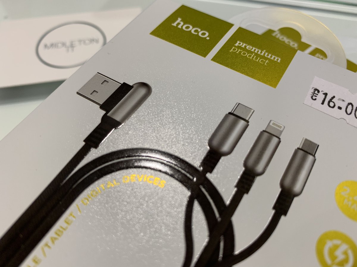 Midleton_IT's tweet image. ⚡️ 3in1 Charging cables!⚡️

Pop into us in Market Green and pick yourself up one of our amazing 3in1 cables!
Capable of charging all major brands of phones! Perfect for a household with a ton of gadgets!

➡️ MidletonIT.ie ⬅️