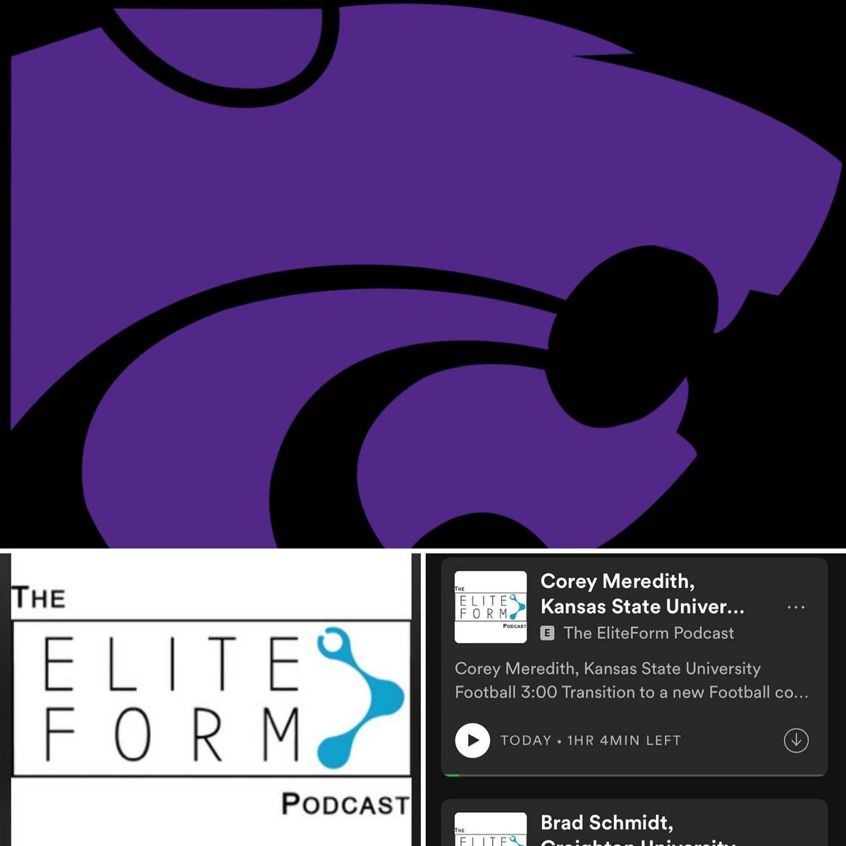 Elite_Form's tweet photo. The EliteForm Podcast, also on iTunes!
https://t.co/fKvrzZ27Sg
Corey Meredith, Assistant S & C Coach for Football at Kansas State University talks shop with Skip about his coaching journey, working with a new coaching staff, and 'metal eaters.' #UnmatchedVision https://t.co/scwa0fGctu