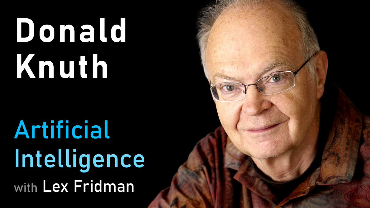 Lex Fridman (@lexfridman) on Twitter photo 2019-12-30 18:36:26 Heres my conversation with Donald Knuth, the legendary computer scientist & mathematician. I can imagine no better guest to end the year with than Don, one of the kindest, funniest, and most brilliant people I have ever met. It was an honor beyond words: youtube.com/watch?v=2BdBfs… Heres my conversation with Donald Knuth, the legendary computer scientist & mathematician. I can imagine no better guest to end the year with than Don, one of the kindest, funniest, and most brilliant people I have ever met. It was an honor beyond words: youtube.com/watch?v=2BdBfs…