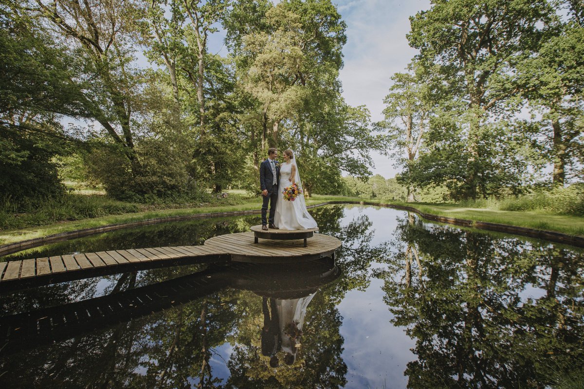 Thanks to <a href="/Nickifoto/">Nicki Feltham Photography</a> for this fantastic photo of Emma and Dave at their wedding here last June #sussexweddingvenue #sussexwedding #weddingvenue