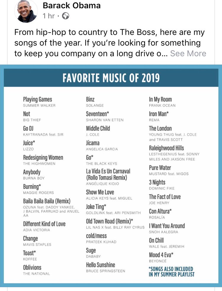 n8tivetvgh's tweet image. @burnaboy made it to @BarackObama’s playlist for 2019 🙏🏾🙏🏾 #africangiant #nigeria #nativeradio