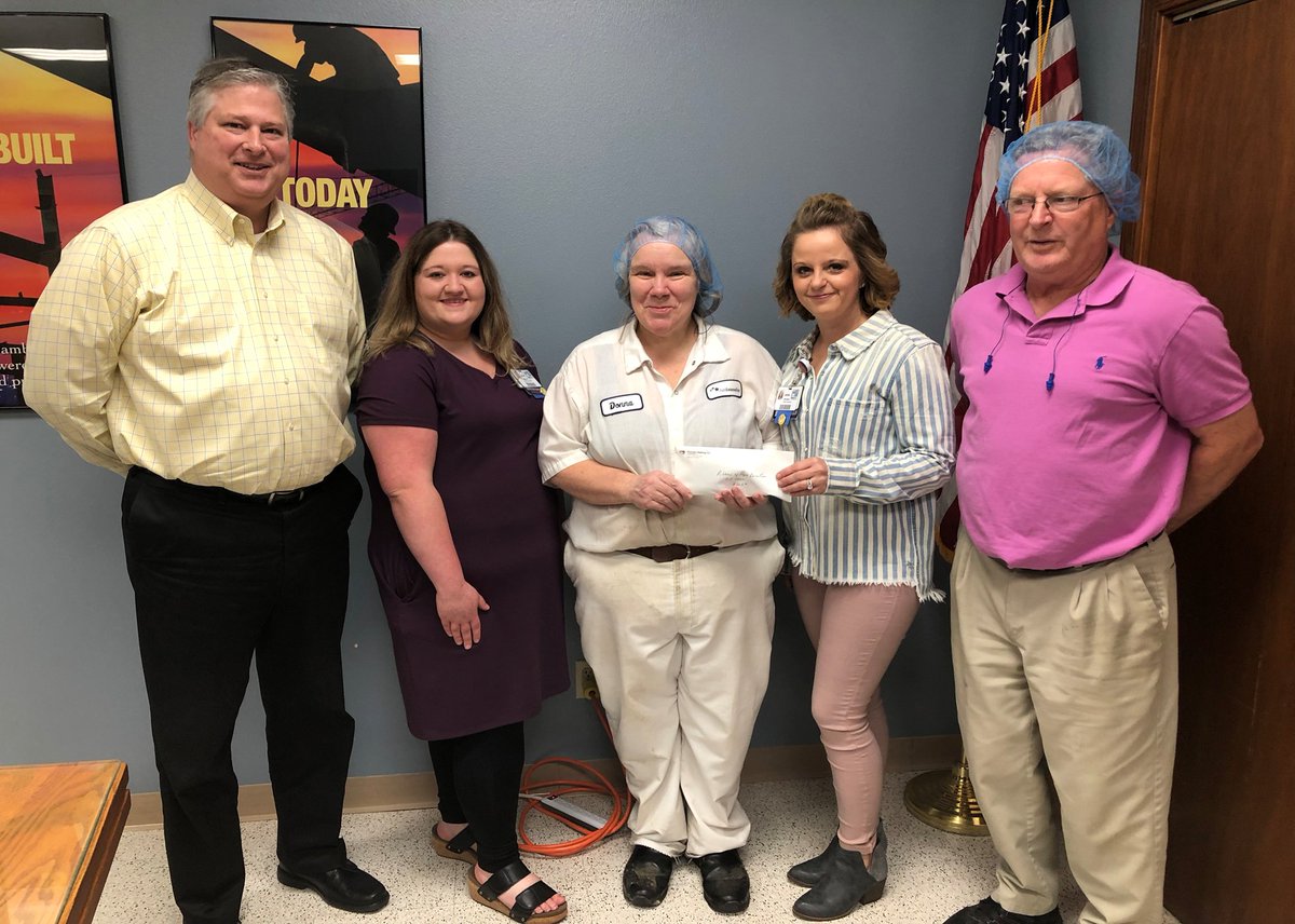 WRHS_Foundation's tweet photo. We would like to thank Flowers Baking Co. for their donation to the WRHS Ribbons of Hope! Flowers Baking held a 50/50 raffle and over $260 went towards Ribbons of Hope. Thank you so much Flowers Baking Co.! https://t.co/fpn3LFaukL