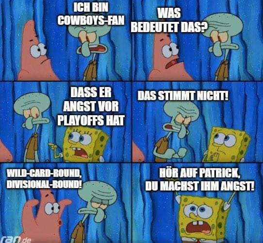 neumi85's tweet photo. @stephenasmith if you translate this in english it's hilarious 🤣🤣#howboutthemcowboys #nfl #Playoffs https://t.co/RbRbEuJASG