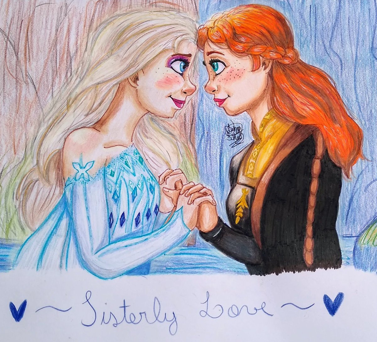 Sisterly Love 💜

#frozen2 #frozen #anna #elsa #disney #animation #cartoon #art #drawing #coloring #princess #animationmovie #disneymovie #frozen2019 #princessanna #queenelsa