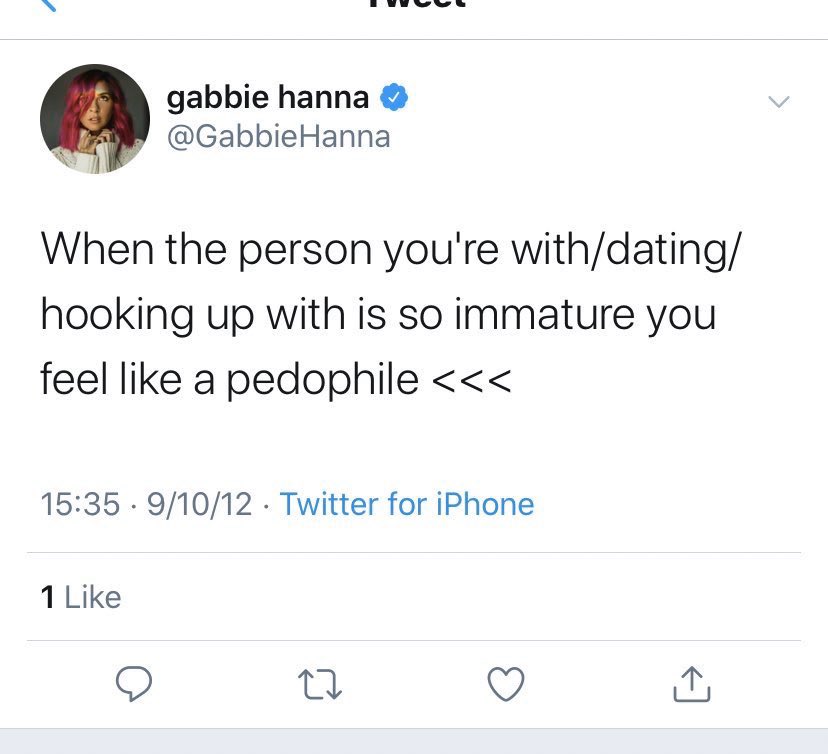 gabbie hanna making jokes about p*dophilia and she stole the jokes too i...