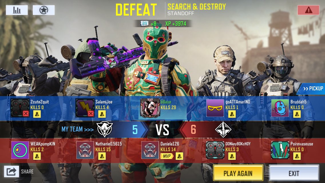 billayye1's tweet photo. My team trash I carried them on my back but still lost https://t.co/qZmvexcHrb