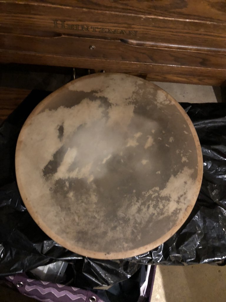 blkamm's tweet photo. The legend of the hand drum, passed down generations, inclusive of all people young and old, stories of love, kindness and compassion shared through long weeks in the creation of the drum. Each part of it’s creation medicinal and builds a sense of community. And now I understand. https://t.co/eLrwS0WHeG