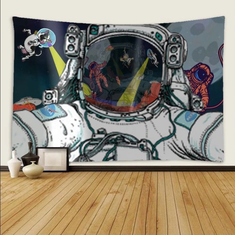 CraftBeerArtPr1's tweet photo. TAPESTRY - ASTRONAUT SELFIE - (CRAFT BEER ARTWORK)
The Tapestry: This artistic custom printed tapestry shows a perfect union of it's style.

find it only https://t.co/9r0C1ckVi9

#tapestry #handmade #weaving #homedecor #fiberart #art #tapestrymurah https://t.co/GghTpIzfXK