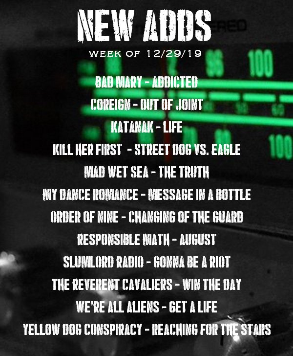 Brand New for You! Kicking off the soon to be new year with a bevy of beautiful bands! Now in rotation and featured on ZipCodeZero, 7 pm C Mon, Tue and Thur
WCZR, live.codezeroradio.com