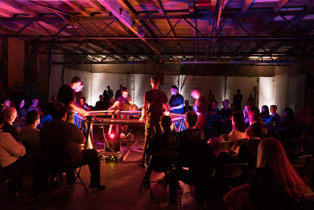 earspace_ens's tweet photo. We feel very fortunate to join the other amazing events that happen every year at The Fruit in Durham NC! Check out more about this great location at https://t.co/RjnJksK1WD and then join us Jan 5 at 7:30PM to see how we weave this space into our performance. https://t.co/7KbF4PJqLy
