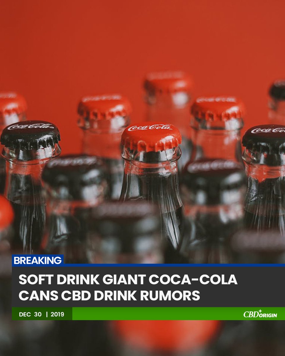 Coca-Cola denied that it has plans to enter the #CBD industry in a statement Thursday. The comment comes after a man who said he obtained a prototype of a childproof can of Coke claimed to have insider knowledge of the soda company’s intent to launch a line of CBD-infused drinks.