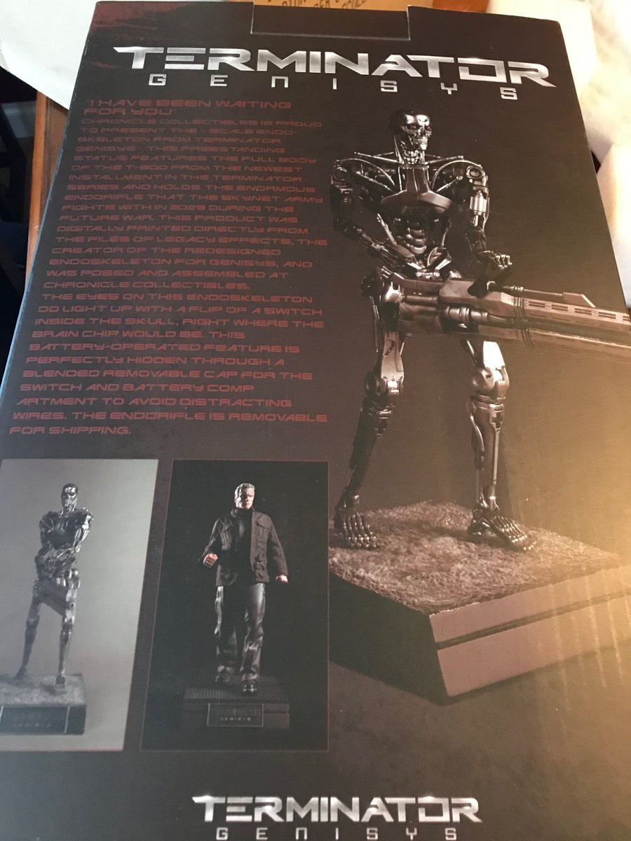 The Arnold Fans Terminator Collector I M Selling My Terminator Endoskeleton 1 4 Statue By Chronicle Collectibles For 390 00 With Free Shipping Originally Sold For 500 00 And This Has Been Sold The Arnold Fans Terminator Collector I M Selling My Terminator Endoskeleton 1 4 Statue By Chronicle Collectibles For 390 00 With Free Shipping Originally Sold For 500 00 And This Has Been Sold