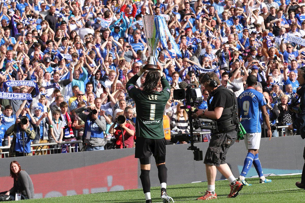 benramsdale's tweet photo. Chesterfield FC’s decade in halves:

First Half: 
🔹 Move to a brand new stadium 
🔹 Two L2 trophies 
🔹 Two trips to Wembley 
🔹 One JPT trophy 
🔹 One L1 Play-Off season 

Second half: 
🔹 Relegation to L2
🔹 Relegation to NL
🔹 SEVEN different managers 
🔹 Currently 22nd in NL https://t.co/IYyB0HV25R