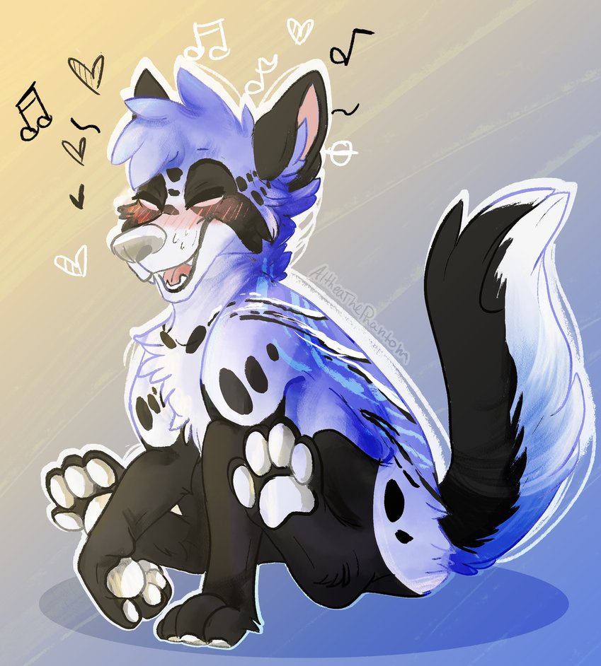 ValhallaOn's tweet photo. Here's Val, my fursona c: #furry #wolf #furryart #fursona #rp #blue #goodboy https://t.co/R75brRekOf