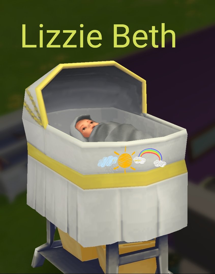 MrsDLR3theonly's tweet photo. Dallas & LeeAnne got a call from Emanuel's adoption agency. A little baby girl needed a family to love her. They could not say no. Sooooooo
Meet Lizzie Beth Bookish....
#SimsObsessed https://t.co/MtpSRJT0jJ