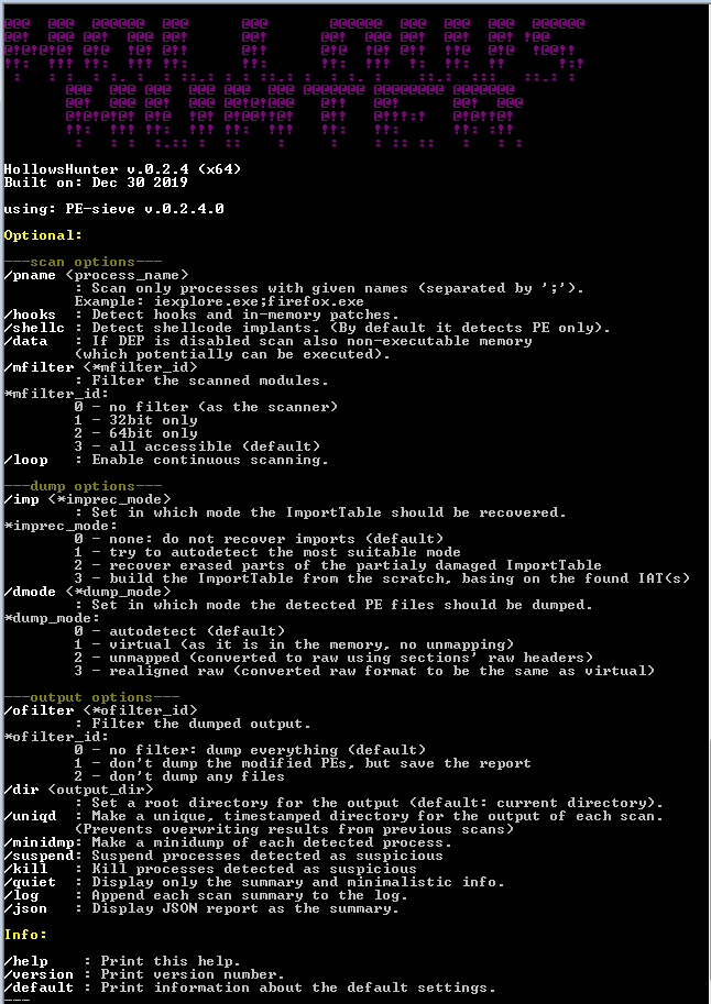 RT @hasherezade: The last #PEsieve (github.com/hasherezade/pe…) and #HollowsHunter (github.com/hasherezade/ho…) this year! (v0.2.4) - some improvements & many important fixes, so please don't miss it.