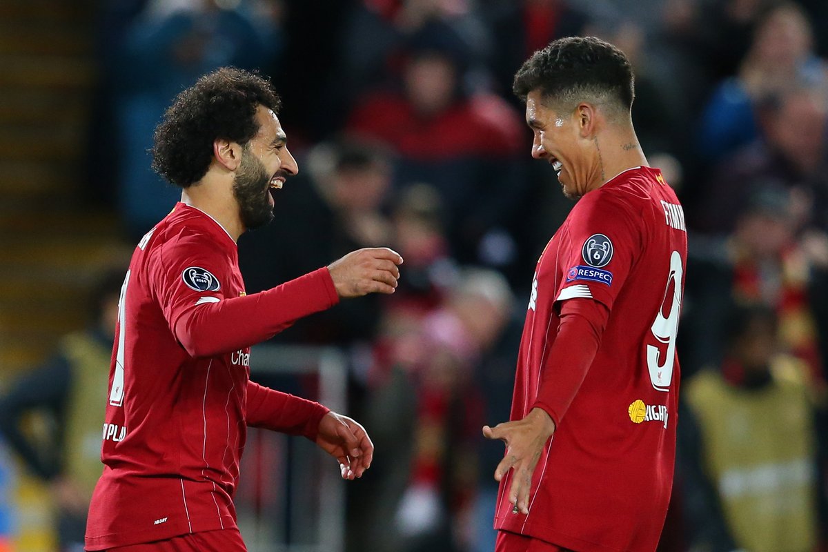 LFC's tweet photo. 7⃣0️⃣ goals in 2⃣0⃣1⃣9️⃣ for Sadio, Mo and Bobby 🔥🔥🔥 https://t.co/M00KQIZdIe