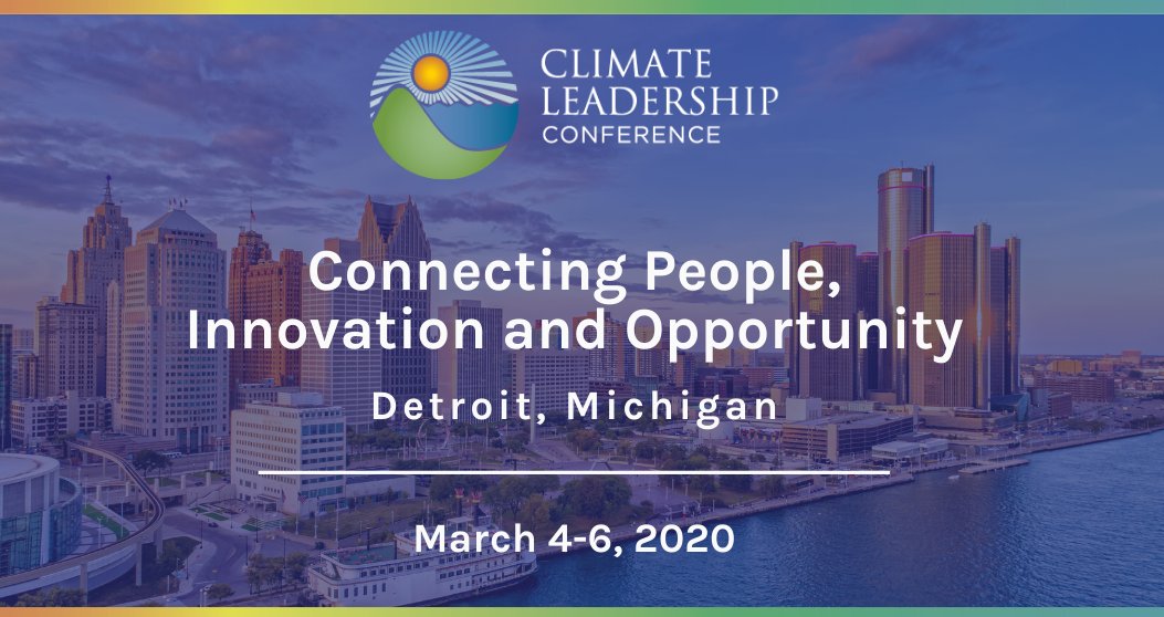 A new year brings new opportunities to tackle our greatest challenges. We hope you're feeling rejuvenated and ready to tackle climate change. Join us at the 2020 Climate Leadership Conference!
climateleadershipconference.org/register/
#TheCLC #ClimateLeadership #ClimateAction #Climate