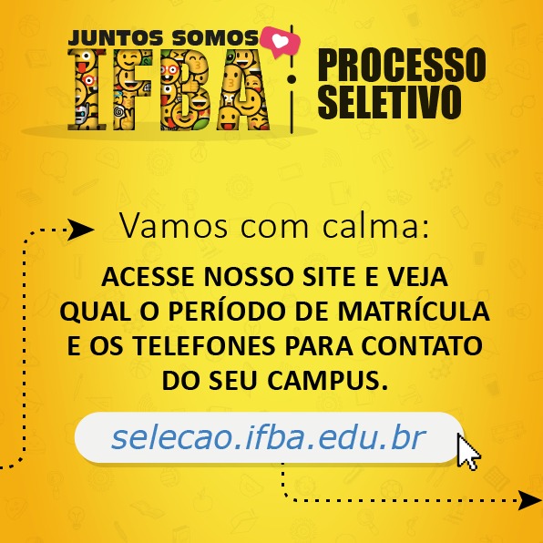 IFBA - Instituto Federal da Bahia - cursos e vestibular - Brasil