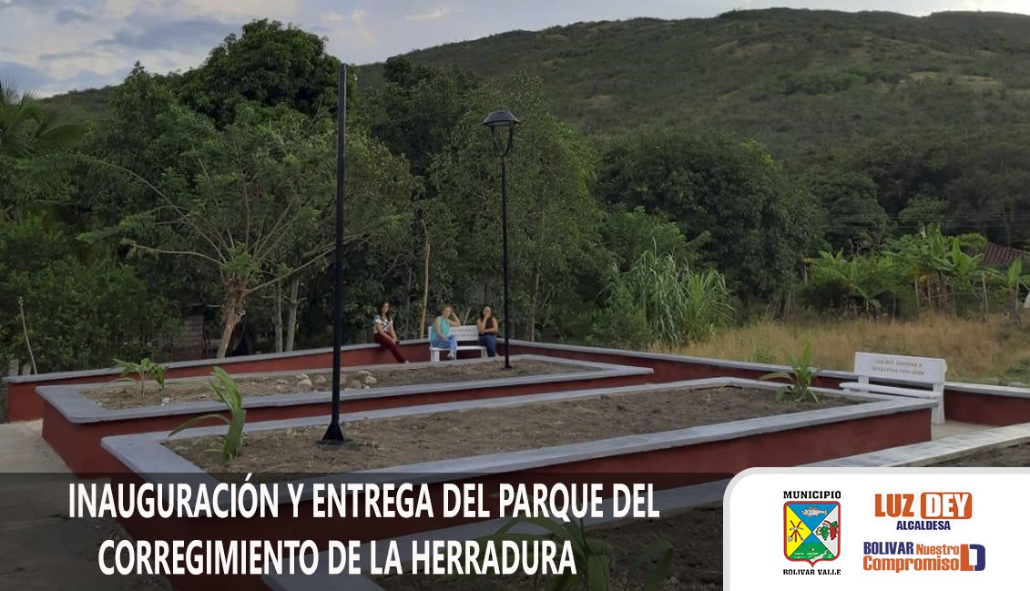 bnc2023's tweet photo. INAUGURACIÓN Y ENTREGA DEL PARQUE DEL CORREGIMIENTO DE LA HERRADURA 

#BolivarNuestroCompromiso
https://t.co/h3YvooFrPg https://t.co/cSzcEJlOLh