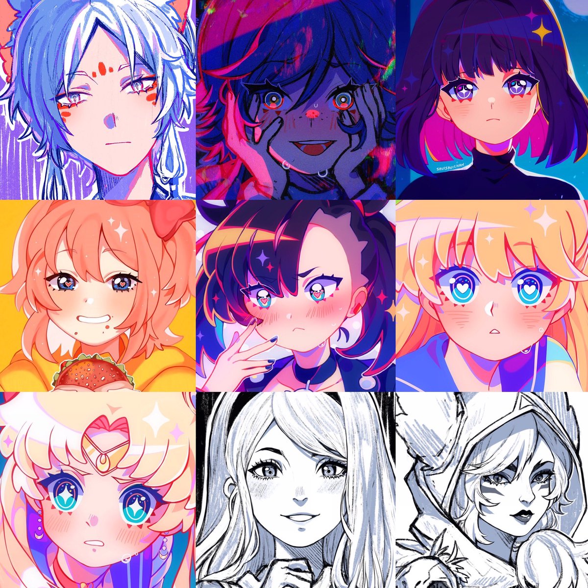 Beginning of this decade vs end of this decade ☺️

 #2009vs2019art (most of them are from 2010 gfsdhfd) 