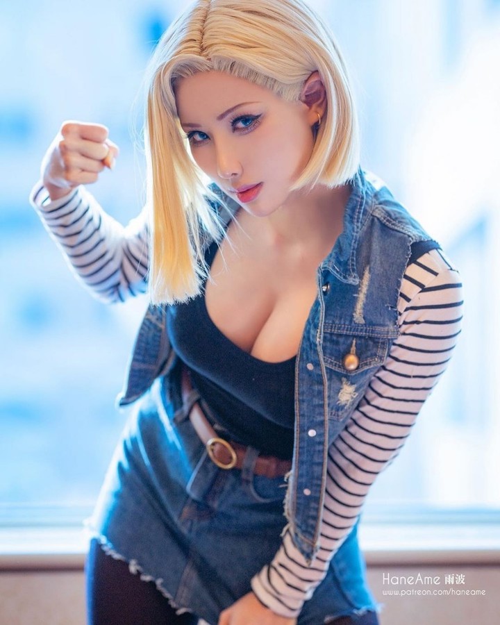 “Android 18 - #dragonball #android18 #cosplay Cosplayer: @haneame_cos...