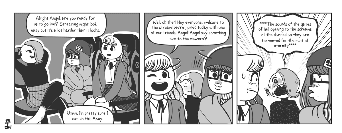 Half of my RAH comics are just Angel freaking out in some way. 