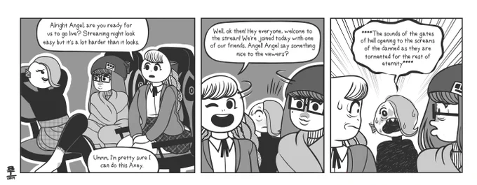 Half of my RAH comics are just Angel freaking out in some way. 