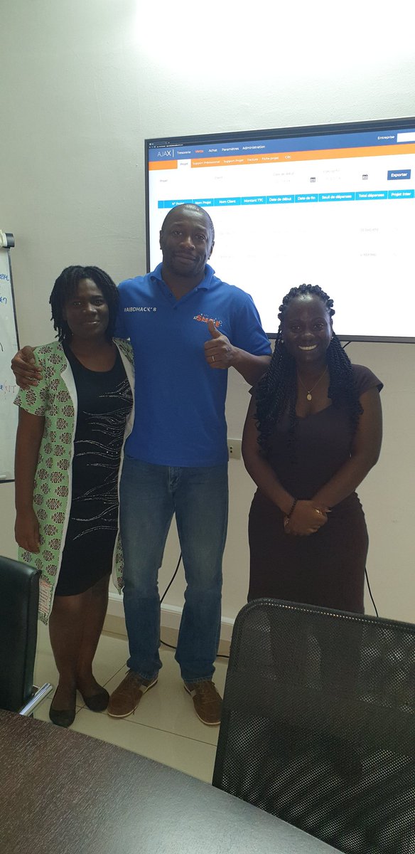 Pakouciv's tweet photo. Présentation de la v2 de notre ERP made in @SmileCIV dédié aux ESN. Nous en serons premier client et double fierté c'est une team full féminine qui code tout ça. Moralité les femmes sont toujours là où il y a les sous. 😋. #talklessdomore. https://t.co/42ozz6GNcm